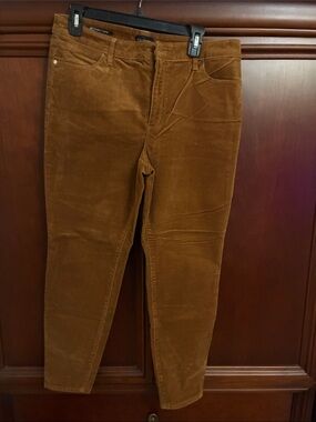 Tailored Brown Corduroy womens jegging  Pants